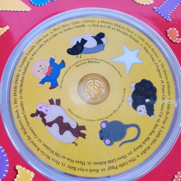 Nursery Rhymes: with a Sing-Along Music CD Children's Board Book 22 Songs Rhymes - Picture 2 of 10